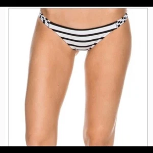 New Sea Gypsies Black and White Striped Bikini Bottoms size L - Picture 1 of 5