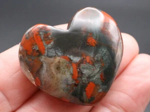 GOLDJUNGE69 GJ MOHN JASPIS GROSSES *HERZ * 33x37mmmm /123ct. / UNIKAT  /  EDELST - Bild 1 von 6