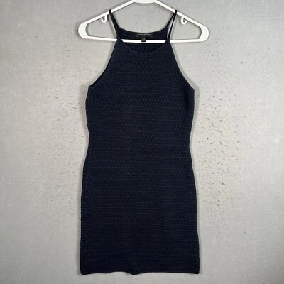 Mini Vestido Banana Republic Tejido Crochet XS Azul Verano Playa Vacaciones Sin Mangas Foto 1 de 4