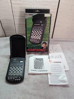PROBADO Kasparov Ajedrez Computadora Viaje Compañero 122B Saitek Caja Original FUNCIONA Foto 1 de 4