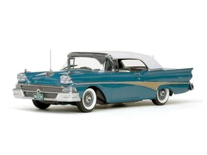 1958 Ford Fairlane 500 SILVERSTONE BLUE 1:18 SunStar 5282 - Picture 1 of 9