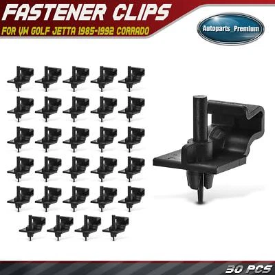 30 piezas retenedor de clip de panel de puerta de nailon de 7,5 mm para VW Golf Jetta 1985-1992 Corrado Foto 1 de 4