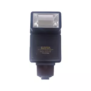 SUNPAK Auto 433AF Thyristor Shoe Mount Flash for Cannon Auto Focus Cameras Used - Picture 1 of 12