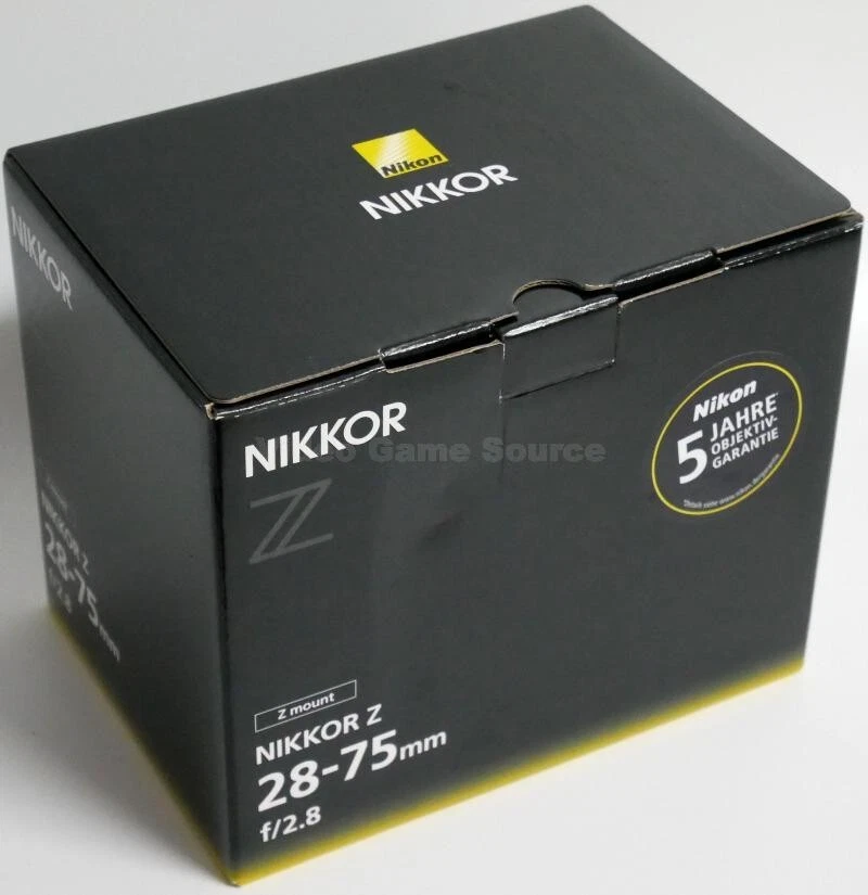 Nikon NIKKOR Z 28-75mm f/2,8 Zoomobjektiv- Schwarz