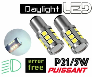 Kia SOUL 2 White LED Bulbs Daylight Lights From Runflat Lens Anti Erreurr - Picture 1 of 2
