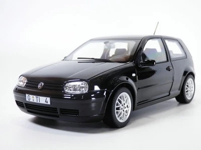 VOLKSWAGEN GOLF GTi noir 1998 1/18 MKIV VW 4 - Immagine 1 di 4