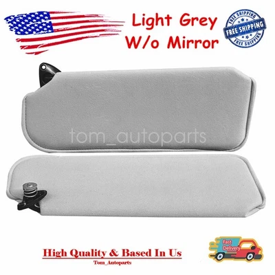 For 1993-2002 Chevy CAMARO Pontiac Firebird sun visor LIGHT GREY GRAY w/o mirror Foto 1 de 4
