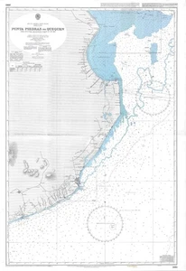 Admiralität 3065 Punta Piedras Quequen Südamerika Argentinien Karte Karte Maritim - Bild 1 von 6