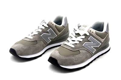 NEW BALANCE CLASSIC CORE 574 GREY/WHITE WL574EVG WOMENS SHOE - Image 1 of 4
