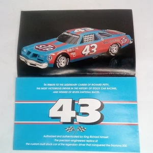 Franklin Mint Brochure Richard Petty Stock Car Racecar Model Daytona 500 Race - Picture 1 of 4