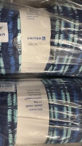 2 Set New United Airlines Saks Fifth Ave. Day Blanket. Nicholas Daley 2025. NEW - Picture 1 of 7