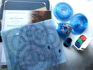 LOTE GRANDE DE RECUERDOS CREATIVOS - PLANTILLA TAMAÑO, PROTECTORES DE PÁGINA, ÁLBUM ETC - Imagen 1 de 7