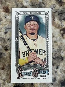 Allen & Ginter William Contreras Mitchell & Ness Mini #113 2025 - Imagen 1 de 2