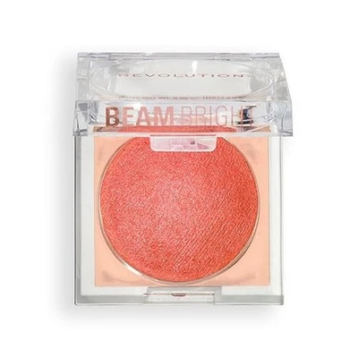 Makeup Revolution Beam Bright Blush Orange Crush for women,Buildable,Pigmented s - Image 1 of 4