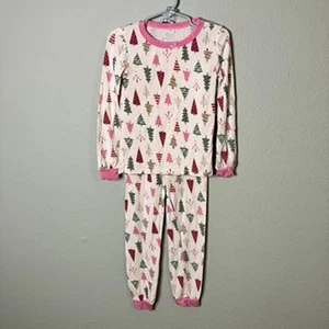 Milkberry Größe 5T Weihnachtsbaum Bambus Pyjama Set Urlaub - Bild 1 von 6