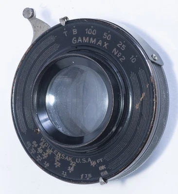 135mm? Lente convertible triple Wollensak f7.5, obturador Gamax. mal estado. leer? Foto 1 de 4
