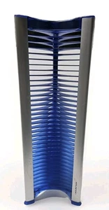 Atlantuc Silber und Blau 36 CD Tower Rack Halter Futuristisch Modern Retro  - Bild 1 von 7