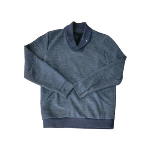 Comune Herren Pullover grau Schalkragen Größe L - Bild 1 von 5