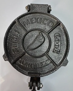 Tortilla Press Smart Cook 8" Heavy Cast Iron Tortillero Mexico Maker - Pre-owned - Picture 1 of 13