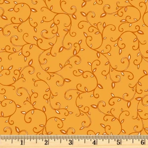 Práctica tela licuadora Magic Orange Scroll 05364 LO media yarda corte continuo - Imagen 1 de 3