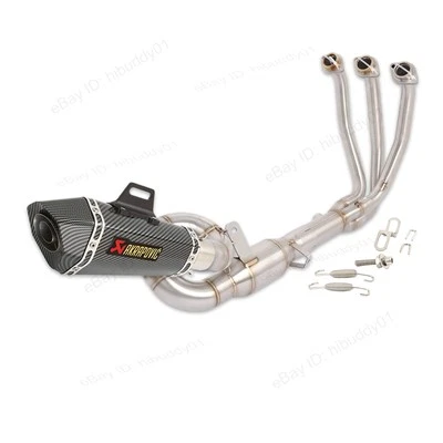 675SS 2024 2025 para CF-Moto 675SR Sistema de escape Deslizable Cabezal Tubo Silenciador Medio Foto 1 de 4