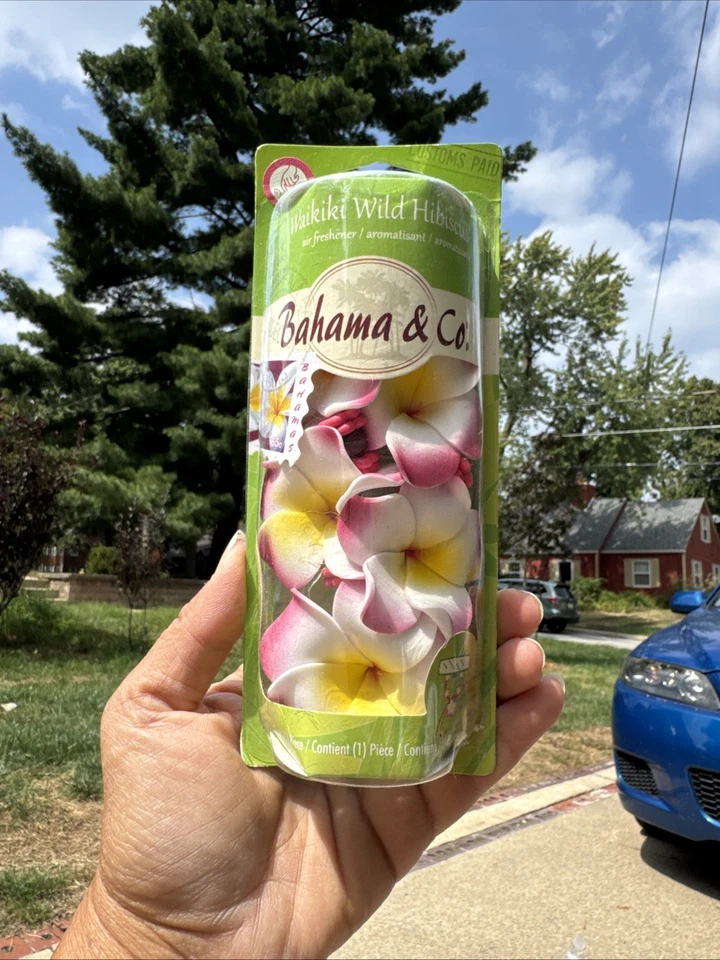 Bahama & Co Aruba Hibisco Salvaje Floral Lei Collar Hogar/Coche Ambientador Foto 1 de 4