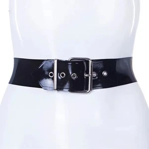 Handmade Latex Rubber Waist Belt Match to Cosplay Outfit - Picture 1 of 3