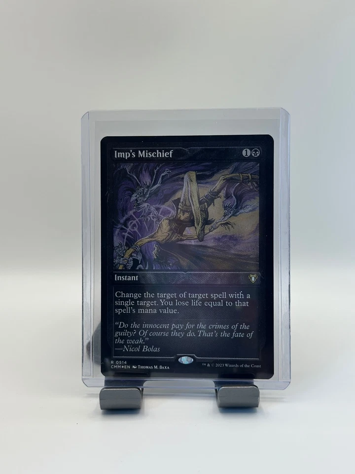 MTG, Imp's Mischief (Foil Etched) 514 Commander Masters Foil - Image 1 of 1