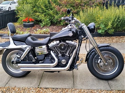 BATRIDE Gabelcover Harley Davidson Dyna Fat Bob / Low Rider (49mm Standrohr): Al - Bild 1 von 1