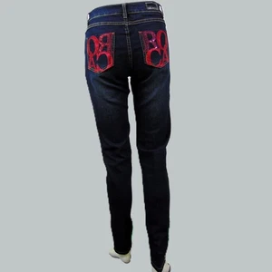 Vintage Y2K Rocawear Rhinestone ROCA Jeans W28 Zip Ankles Deadstock - Picture 1 of 16