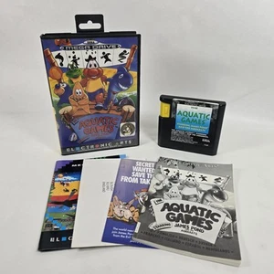 Giochi acquatici James Pond Sega Megadrive gioco PAL UK completo - Foto 1 di 9