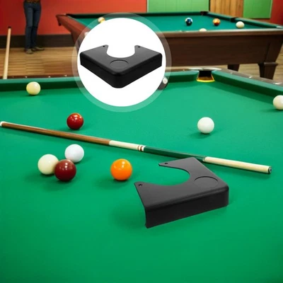 2 Pcs Billiard Table Corner Plastic Guards Black Snooker Table Accessories - Image 1 of 4