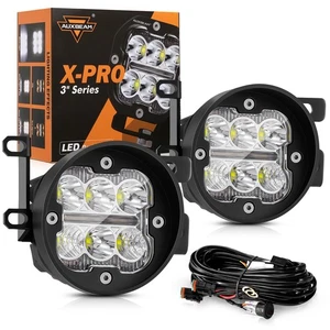 AUXBEAM For Toyota 4Runner 3" LED Pods Fog Driving Lights + Amber & Black Covers - Bild 1 von 12