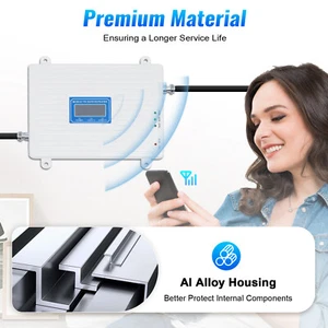Repeater 900/1800/2100 3G 4G Signal Booster phone Amplifier Kit GSM DCS Tri Band - Picture 1 of 19