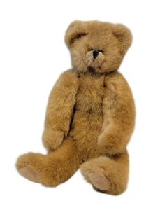 Vintage 1993 TY Brown Teddy Bear Jointed Stuffed Animal 10” - Picture 1 of 5