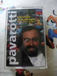 PAVAROTTI IN HYDE PARK LONDON 1992 DECCA POLYGRAM AUDIO CASSETTE ALBUM - Picture 1 of 5