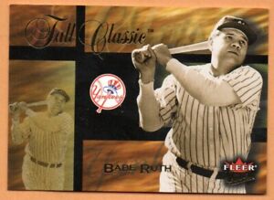 Babe Ruth Fleer Ultra Fall Classic 2002 #3 New York Yankees