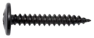 SWG Blechschraube 4,8 x 16 mit PH Flachrundkopf, schwarz verzinkt, 100 Stück - Bild 1 von 3