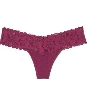 PANTALONI PERIZOMA IN COTONE NUOVI CON ETICHETTA TAGLIA SMALL VICTORIA'S SECRET VITA IN PIZZO - Foto 1 di 2