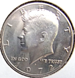 Medio dólar Kennedy 1972-D sin circular - Imagen 1 de 2