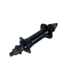 Fahrrad Vorderrad Nabe 28Loch 100mm Einbaubreite Vollachse Schwarz - Bild 1 von 6