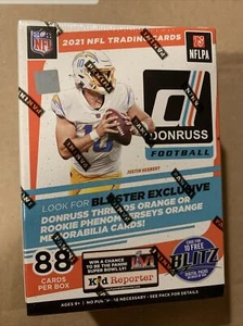 2021 Donruss Football Factory Sealed 8-Pack Blaster Box - Fanatics Exclusive - Picture 1 of 2