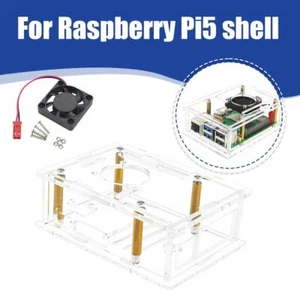 for Raspberry Pi 5 Metal-Case Enlosure Shell w/without Cooling W Fan P1D0 - Photo 1/10