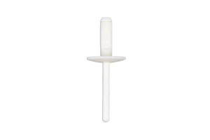 Connect BMW White Plastic Trim Rivet 10pc OE 07147391324 Hole Dia 6mm 32331 - Picture 1 of 1