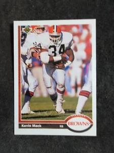 1991 Upper Deck Kevin Mack #225 Cleveland Browns Football Card - Bild 1 von 2