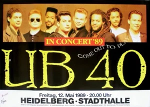 UB40 - UB 40 - 1989 - In Concert - Come out to Play Tour - Poster - Heidelberg - Picture 1 of 1