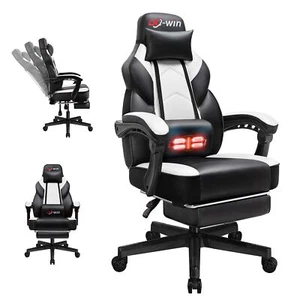Video Gaming Chair for Adults, Computer Chair with Footrest and Ergonomic Hig... - Picture 1 of 9