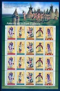 US 3072-3076 Native Americans, Complete Sheet/20, Mint OG XF NH - Picture 1 of 1