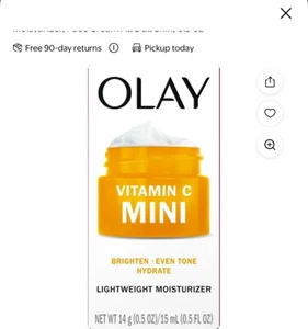 OLAY REGENERIST HYDRATING MOISTURIZER Vitamin C+ Peptide 24 Hour Moisturizer - Picture 1 of 9