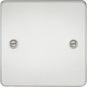 Flat Plate 1G blanking plate-FP8350PC-Knightsbridge-Polished Chrome - Picture 1 of 1
